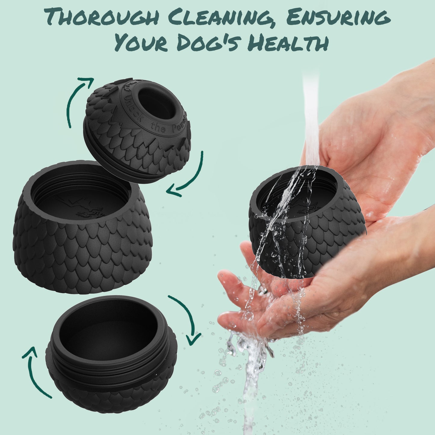 SAMFAT 2-in-1 Enrichment Chew Toy for Dogs - Frozen Treat Toy & Dispensing Dog Puzzles Toy, Fillable Rubber Interactive Toy, Keeps Dogs Busy, Reduces Anxiety, Safe & Easy to Clean